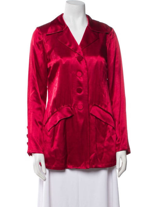 Agnes B. Satin Blazer