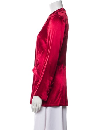 Agnes B. Satin Blazer