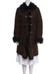 Agnes B. Lambskin Faux Fur Coat
