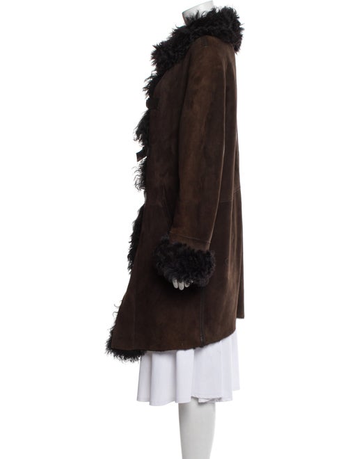 Agnes B. Lambskin Faux Fur Coat