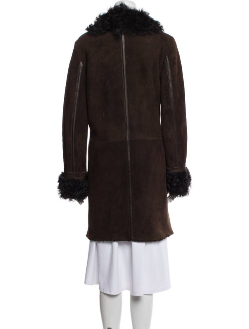 Agnes B. Lambskin Faux Fur Coat