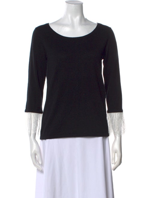 Agnes B. Wool Scoop Neck Sweater