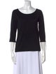 Agnes B. Wool Scoop Neck Sweater
