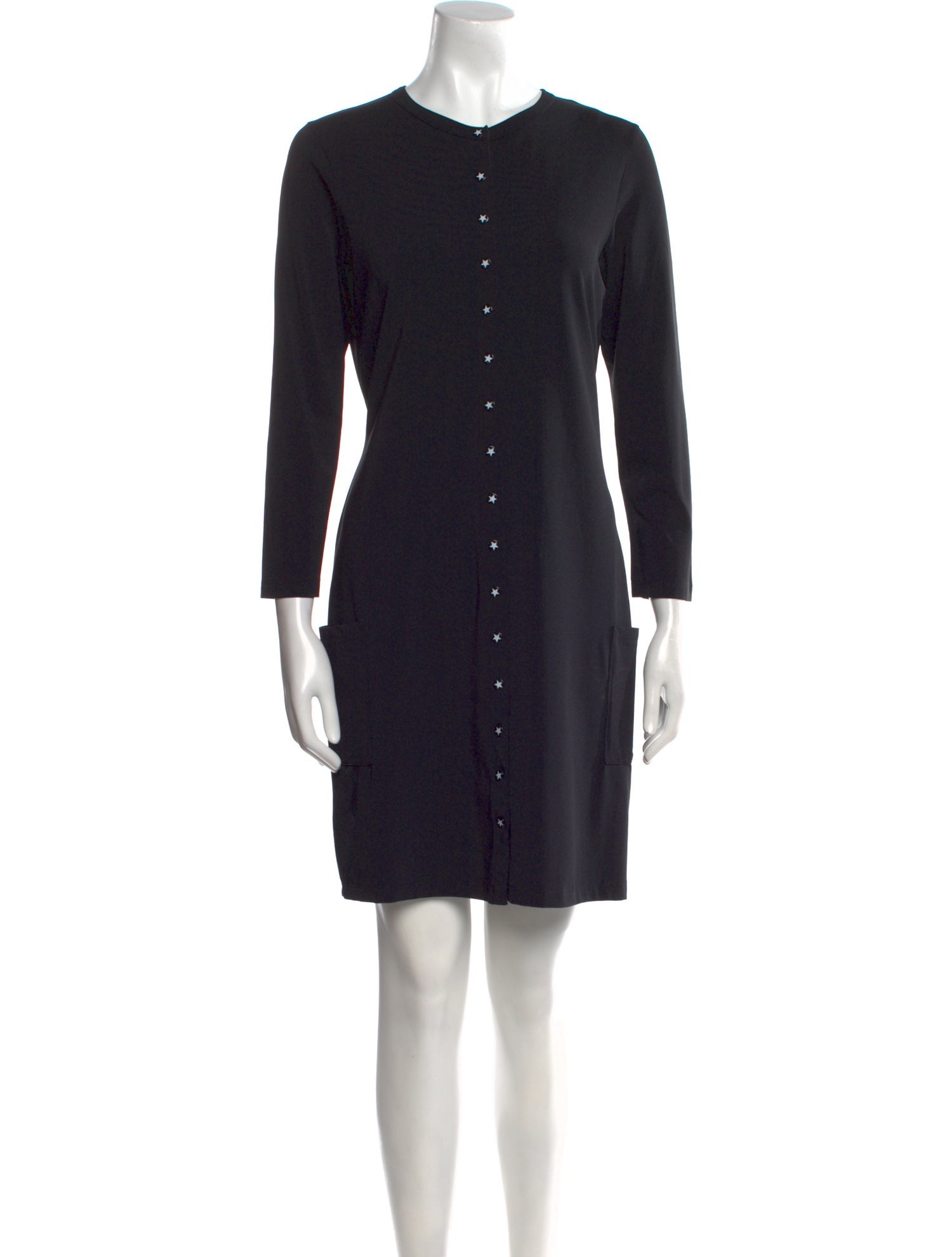 Agnes B. Crew Neck Mini Dress