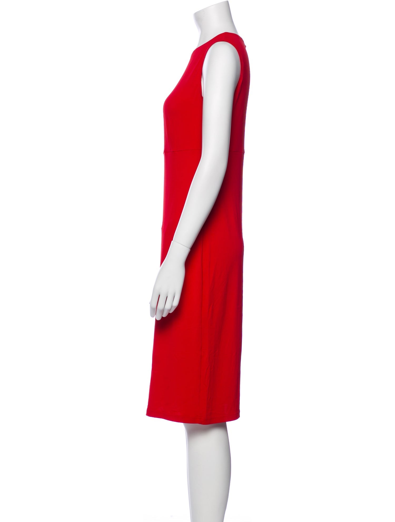 Agnes B. Crew Neck Knee-Length Dress