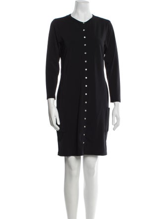 Agnes B. Crew Neck Mini Dress