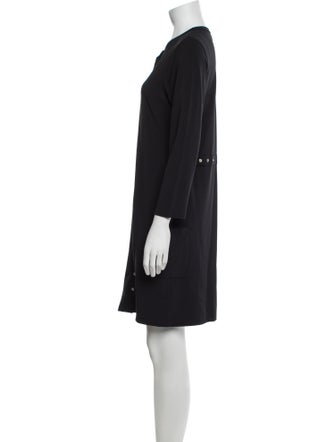 Agnes B. Crew Neck Mini Dress