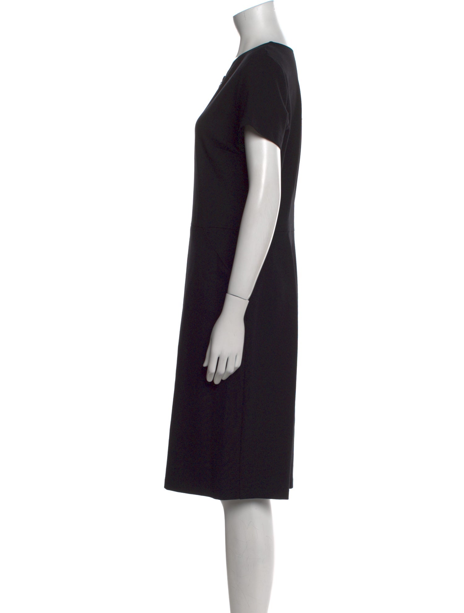 Agnes B. Crew Neck Knee-Length Dress