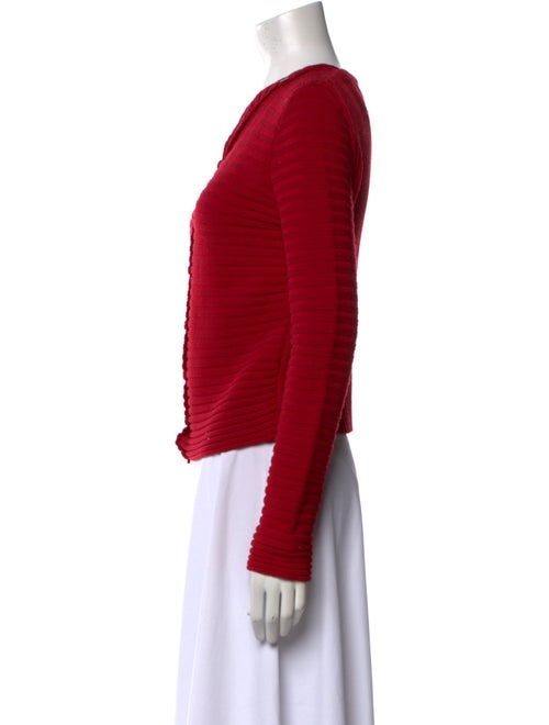 Agnes B. Merino Wool V-Neck Sweater