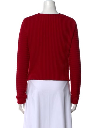 Agnes B. Merino Wool V-Neck Sweater