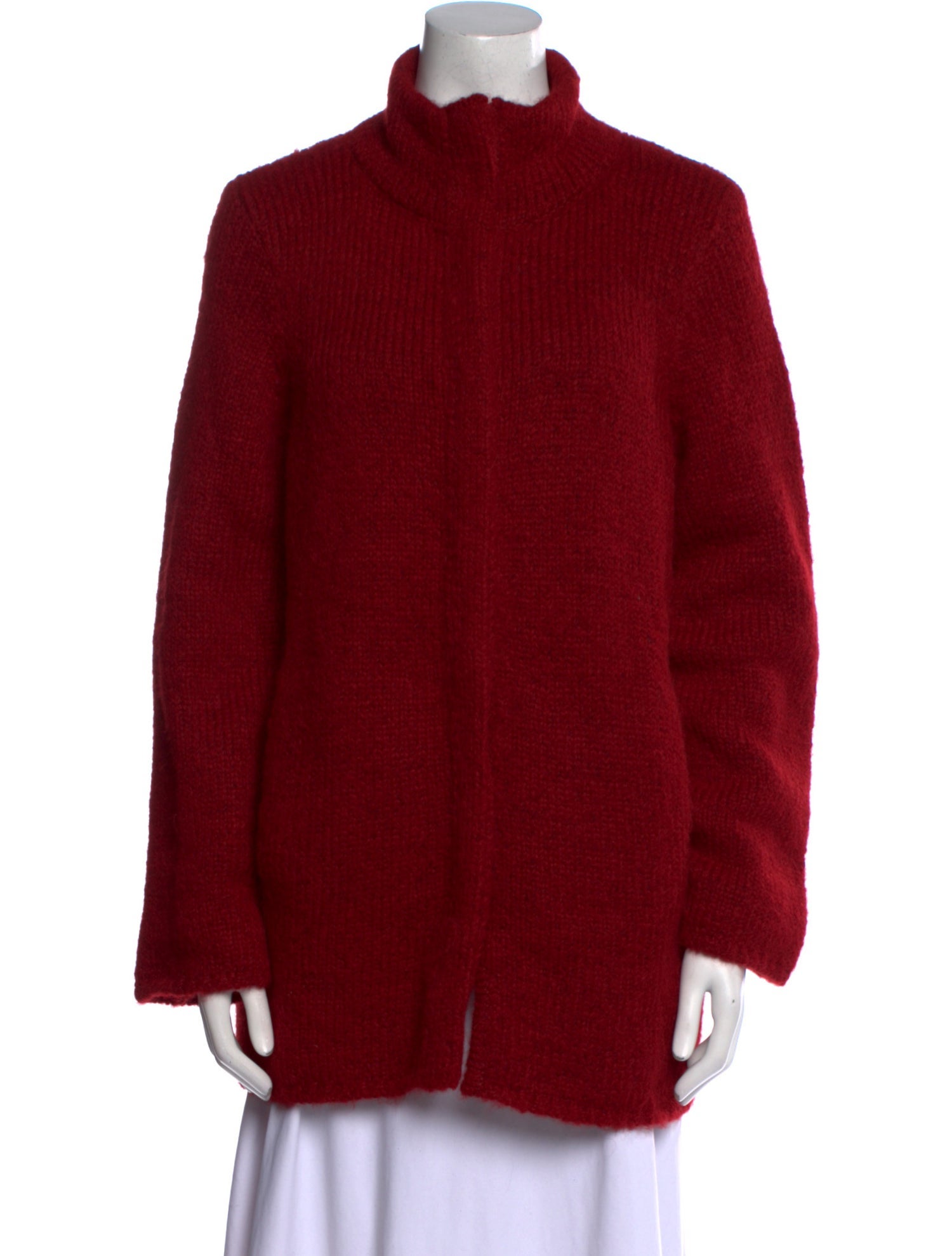 Agnes B. Wool Mock Neck Sweater