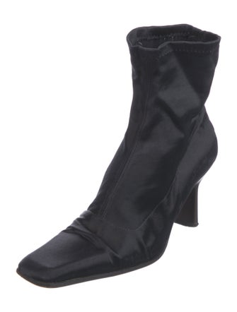 Agnes B. Satin Sock Boots