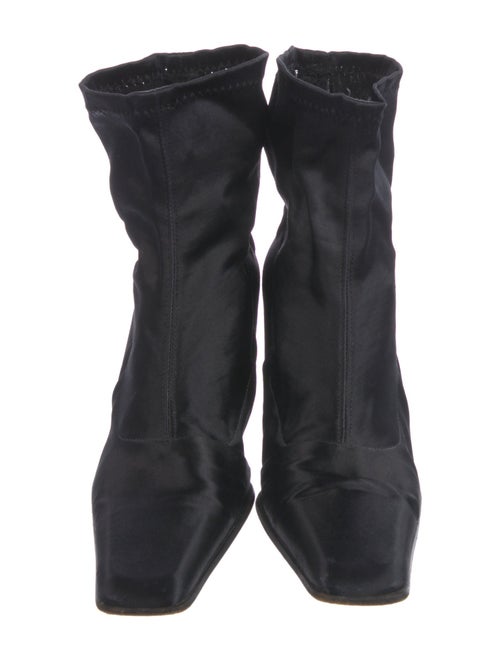 Agnes B. Satin Sock Boots