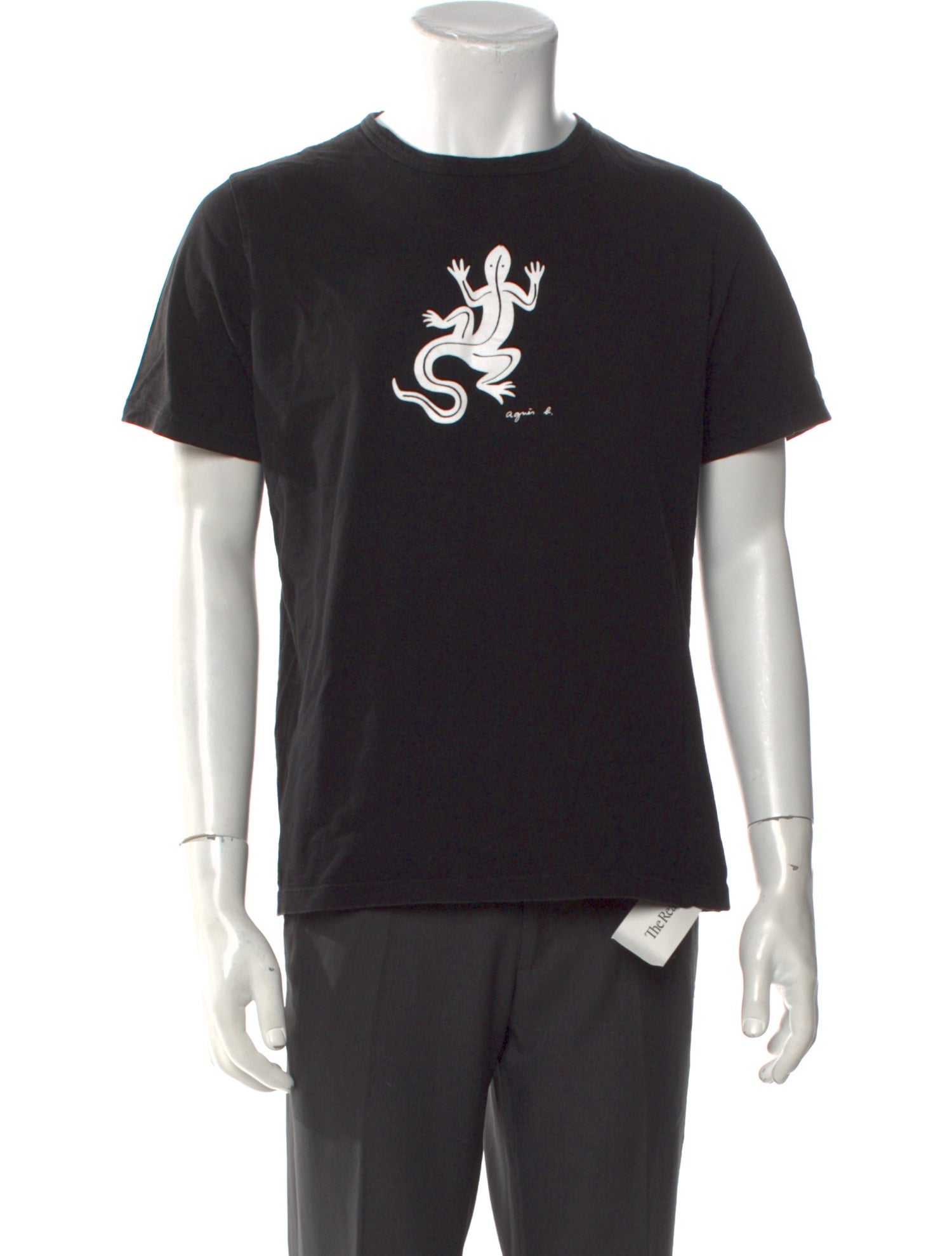 Agnes B. Graphic Print Crew Neck T-Shirt