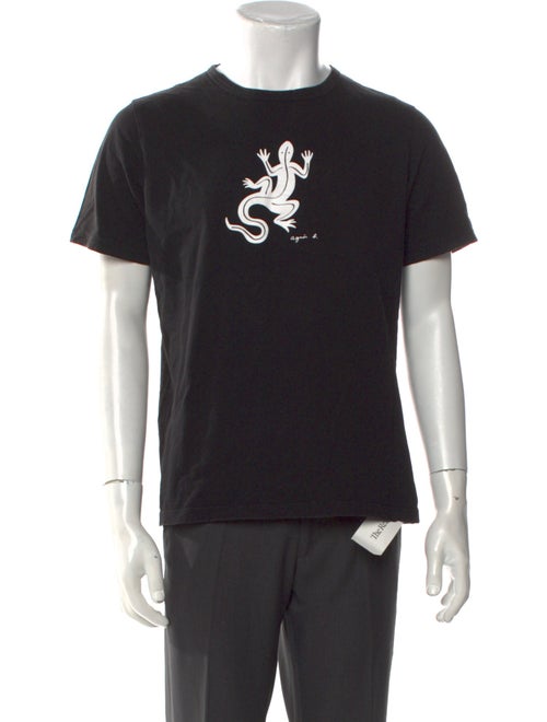 Agnes B. Graphic Print Crew Neck T-Shirt