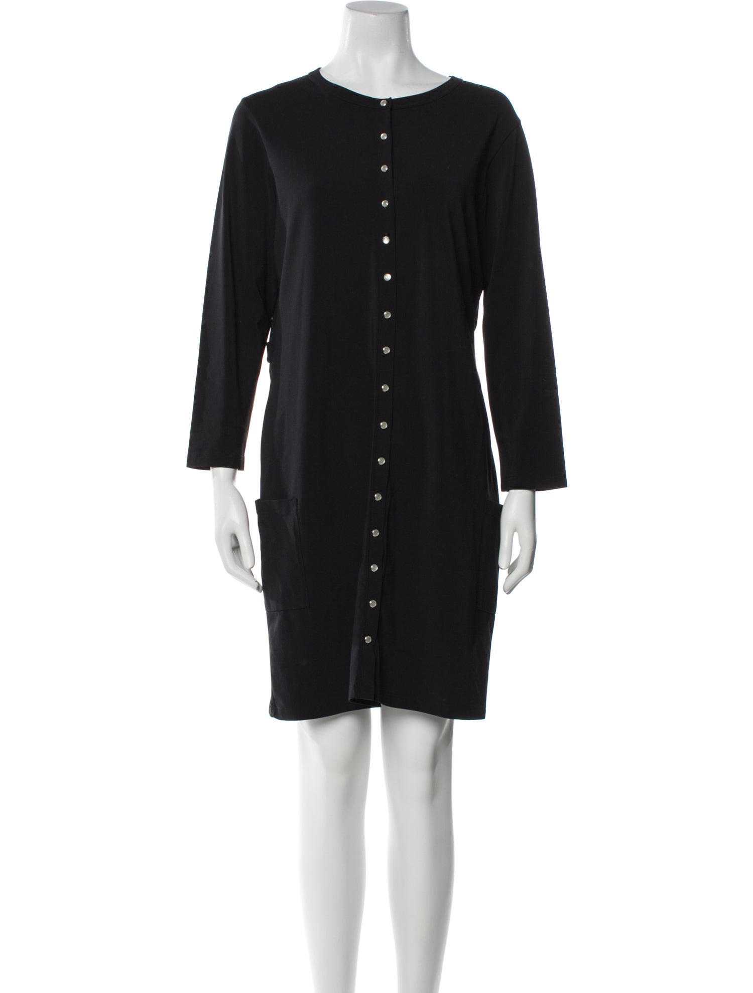 Agnes B. Scoop Neck Mini Dress