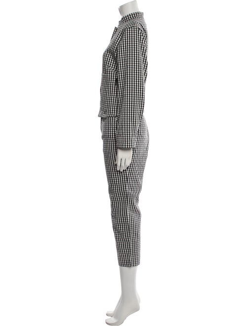 Agnes B. Plaid Print Pant Set