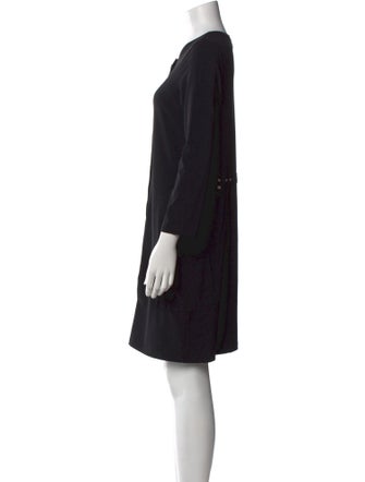Agnes B. Crew Neck Mini Dress