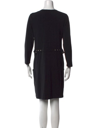 Agnes B. Crew Neck Mini Dress