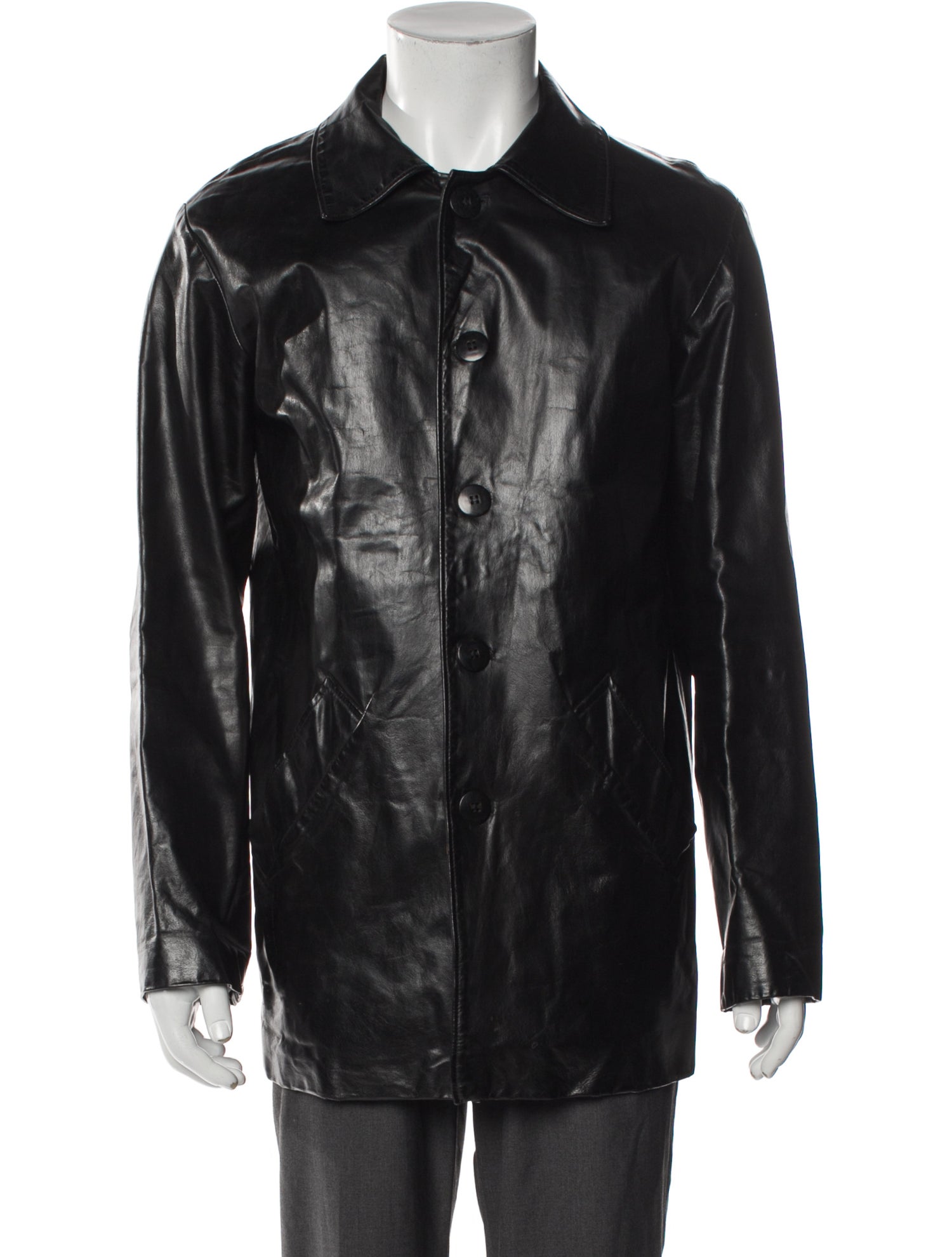 Agnes B. Leather Moto Jacket