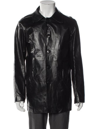 Agnes B. Leather Moto Jacket