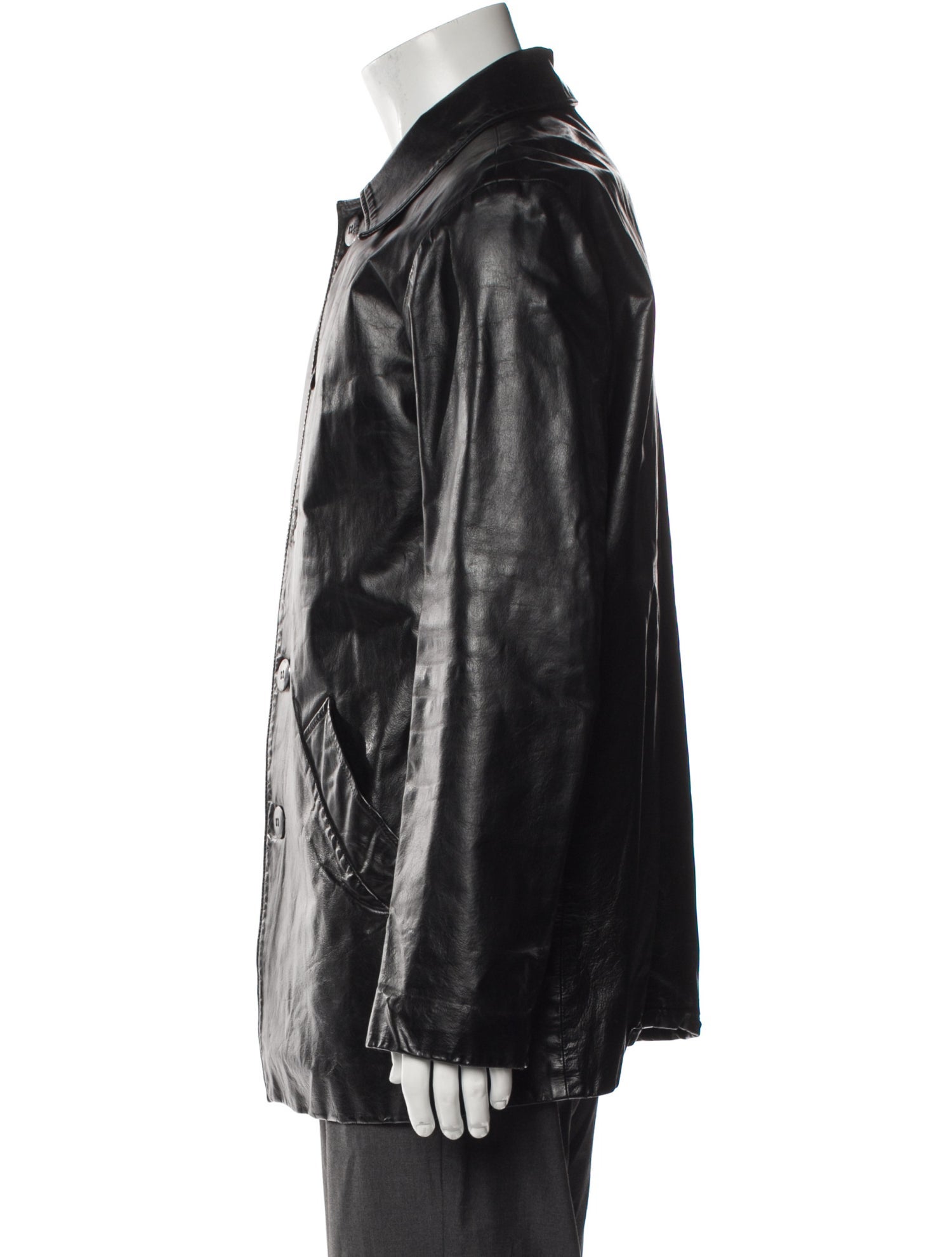 Agnes B. Leather Moto Jacket