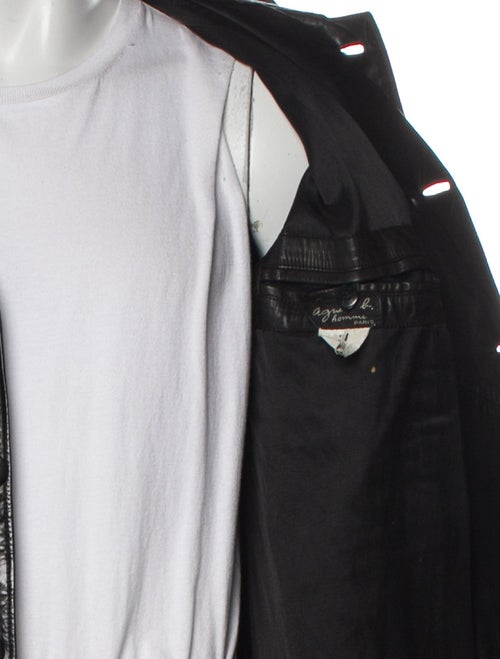 Agnes B. Leather Moto Jacket