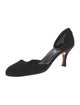 Agnes B. Suede D'Orsay Pumps