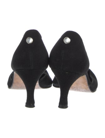 Agnes B. Suede D'Orsay Pumps