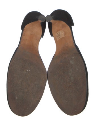 Agnes B. Suede D'Orsay Pumps