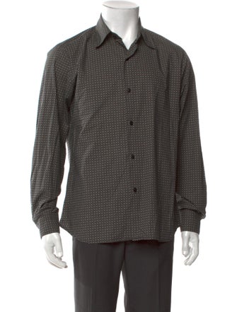 Agnes B. Plaid Print Long Sleeve Dress Shirt