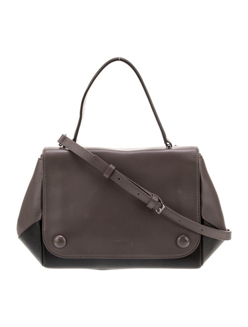 Agnes B. Leather Top Handle Bag