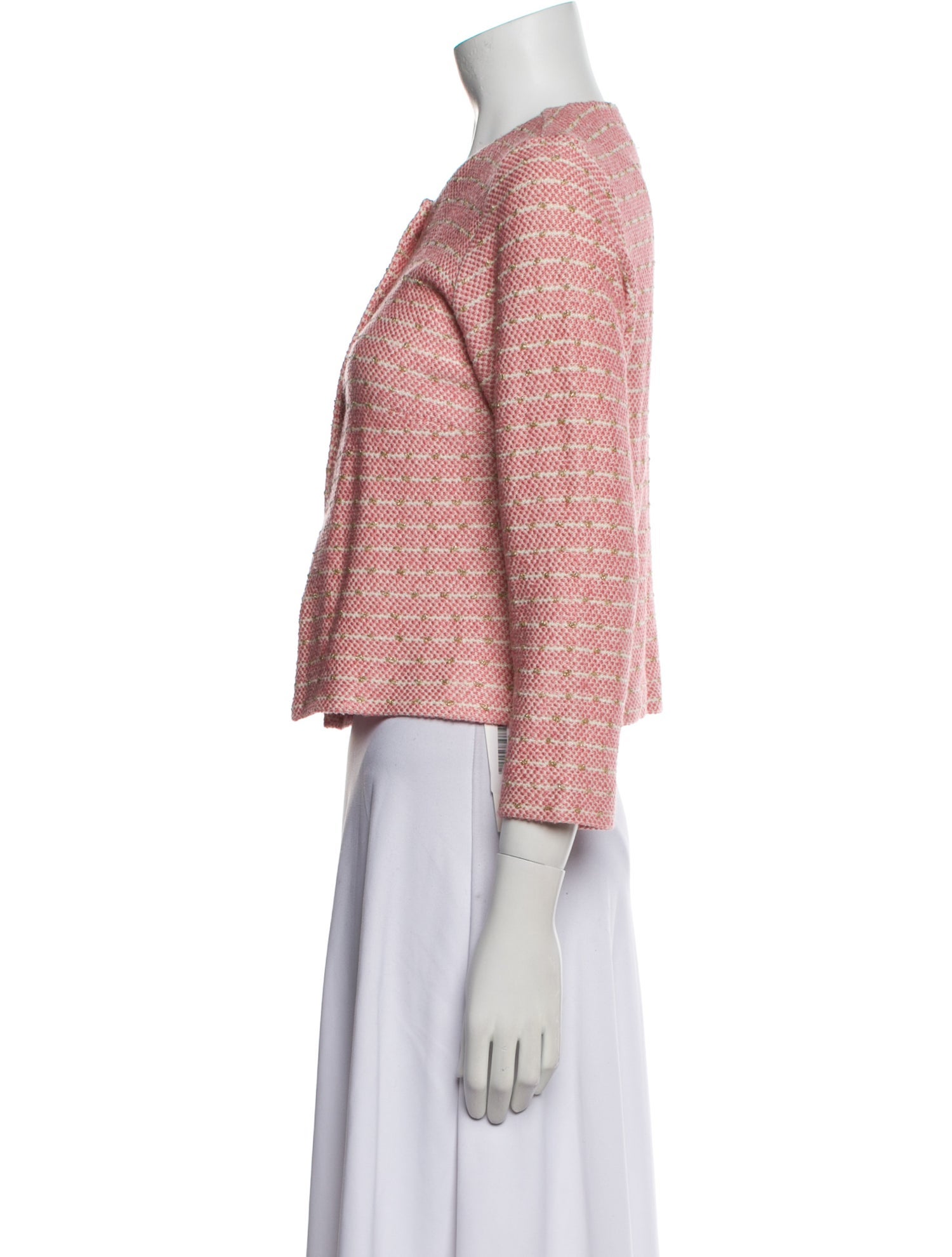 Agnes B. Tweed Pattern Evening Jacket