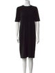 Agnes B. Crew Neck Knee-Length Dress