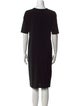 Agnes B. Crew Neck Knee-Length Dress