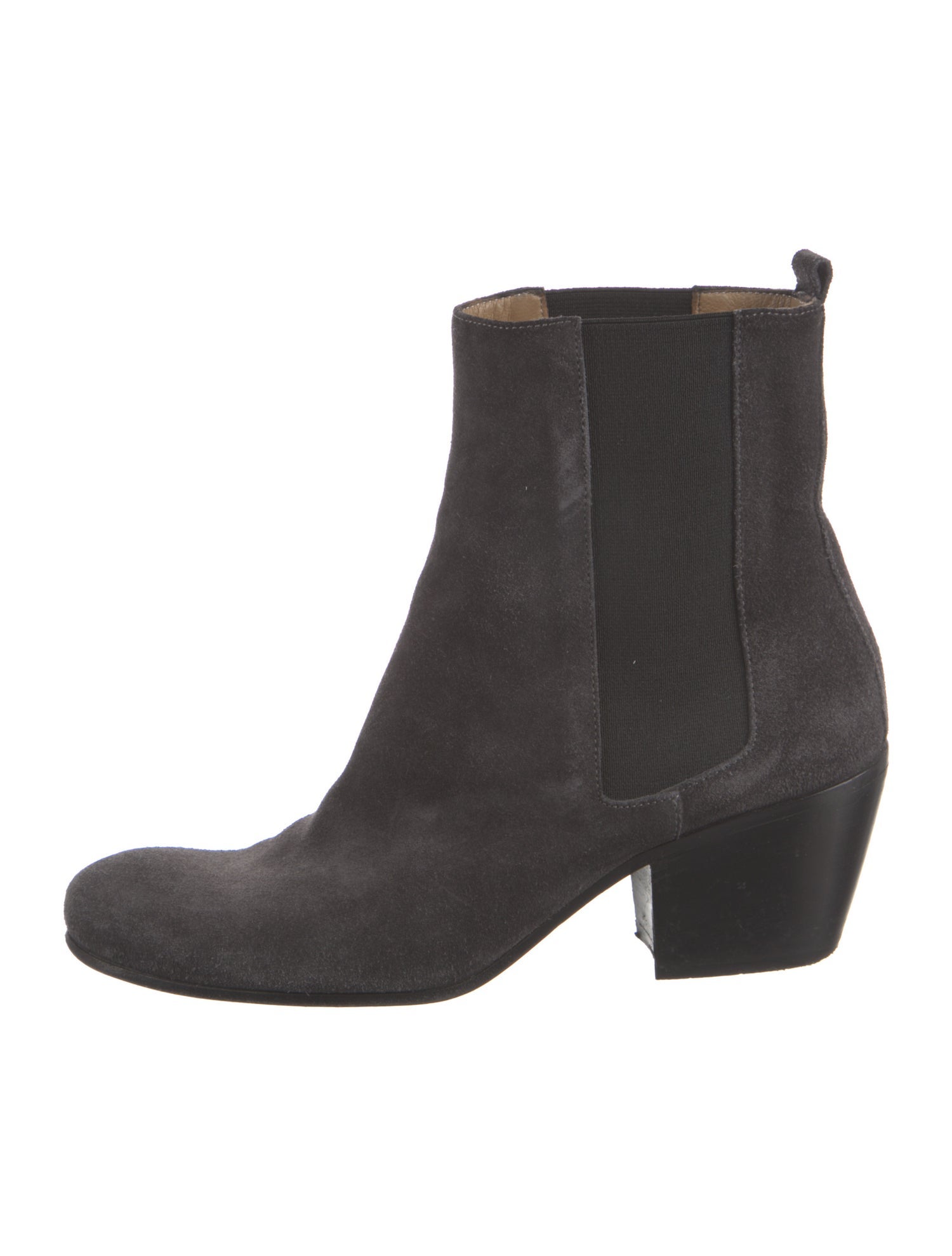 Agnes B. Suede Chelsea Boots