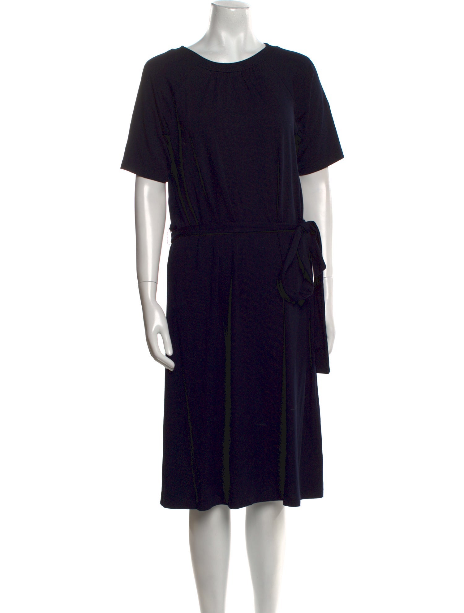 Agnes B. Crew Neck Midi Length Dress