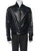 Agnes B. Lambskin Bomber Jacket