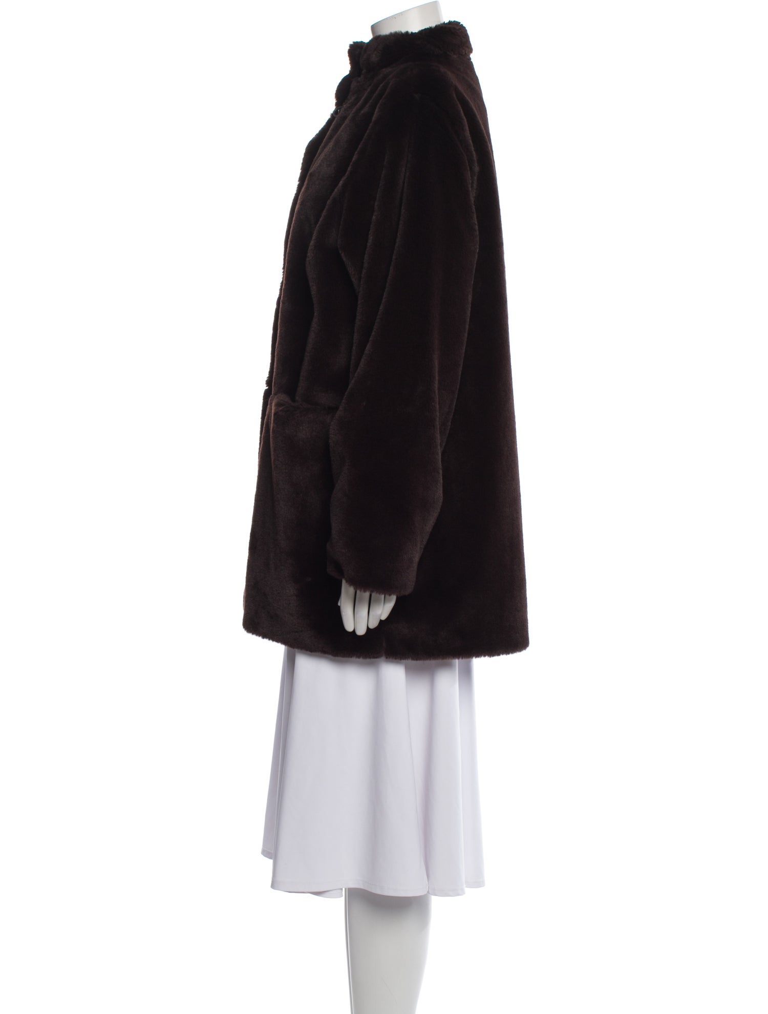 Agnes B. Faux Fur Coat