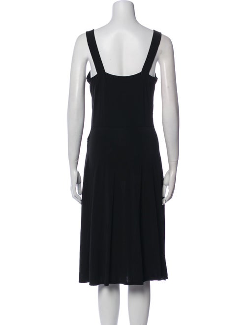 Agnes B. Square Neckline Midi Length Dress