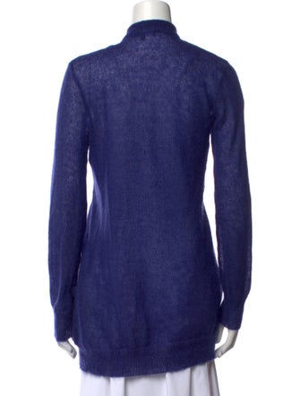 Agnes B. Mohair Open Front Sweater