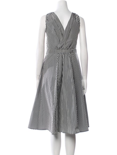 Agnes B. Striped Midi Length Dress