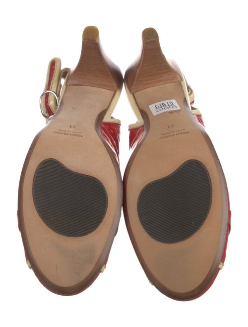 Agnes B. Patent Leather Slingback Pumps