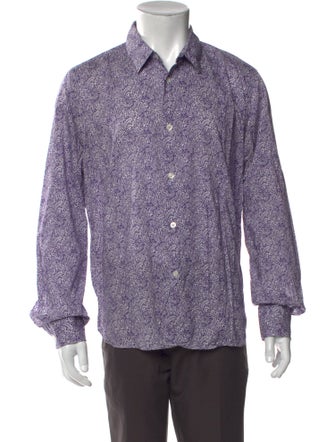 Agnes B. Printed Long Sleeve Dress Shirt