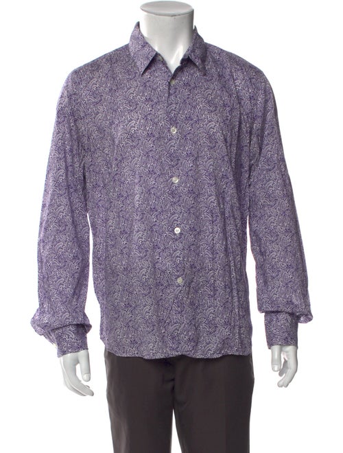 Agnes B. Printed Long Sleeve Dress Shirt