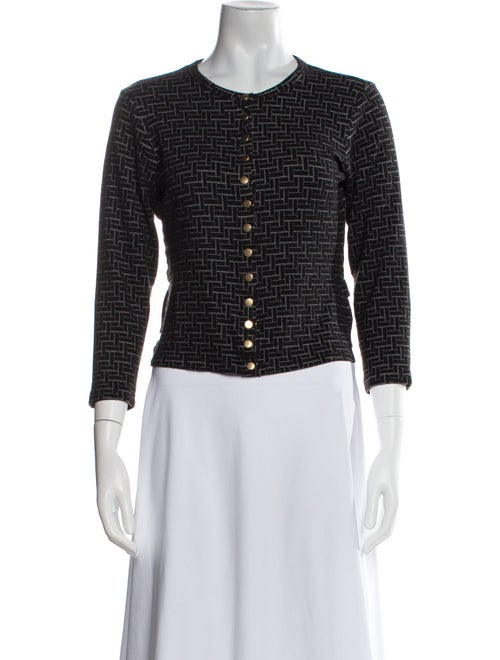 Agnes B. Printed Crew Neck Sweater