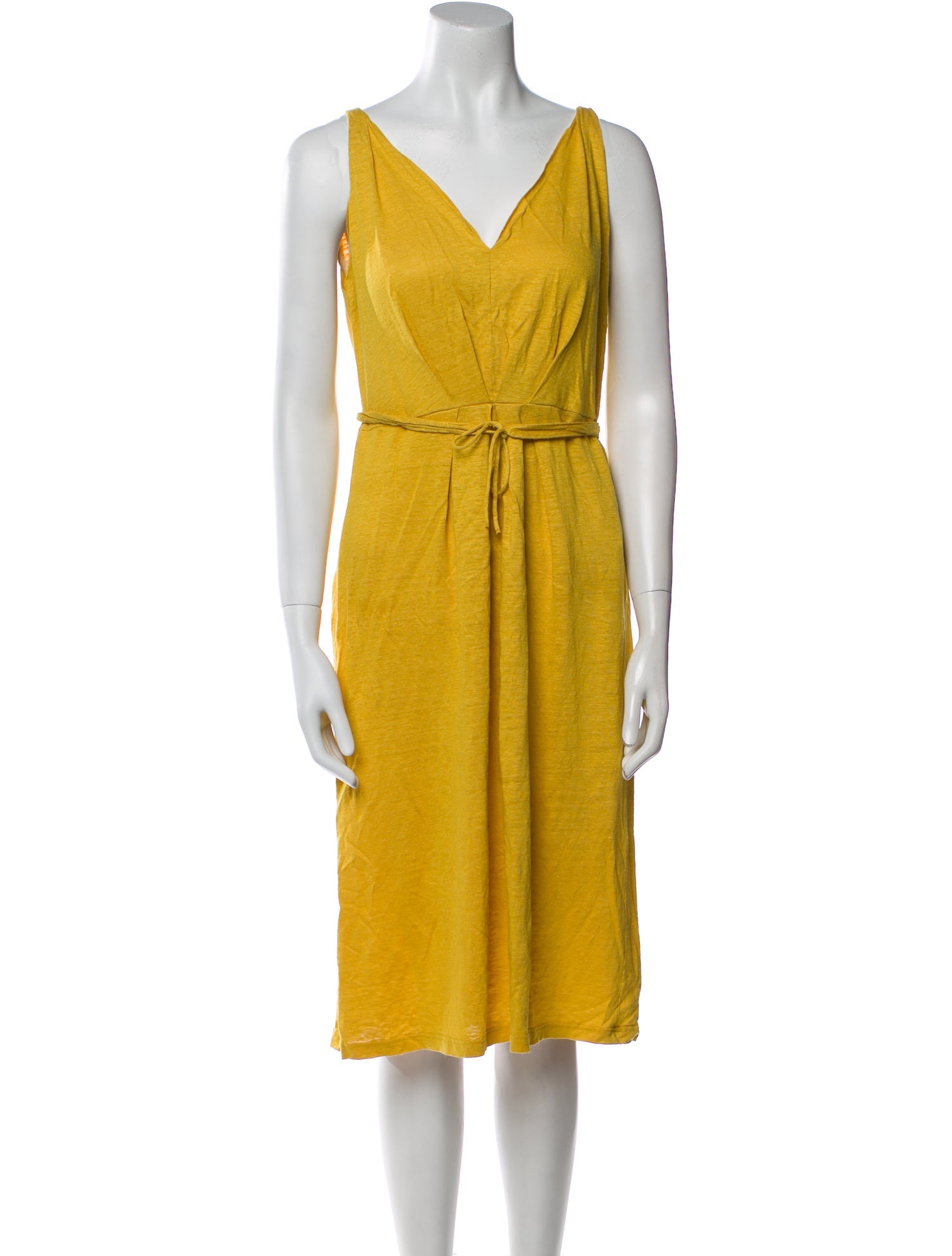Agnes B. Linen Knee-Length Dress