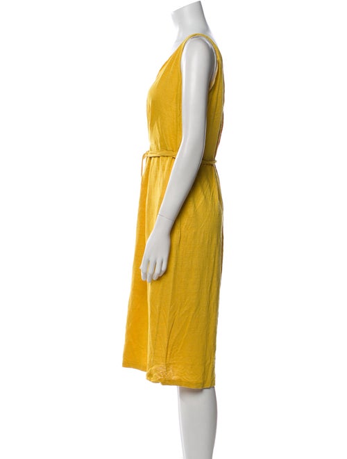 Agnes B. Linen Knee-Length Dress