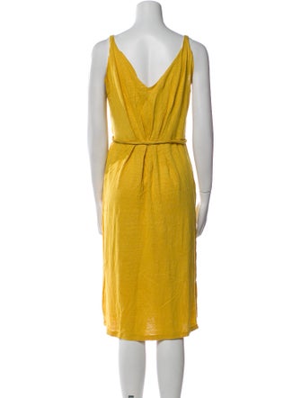 Agnes B. Linen Knee-Length Dress