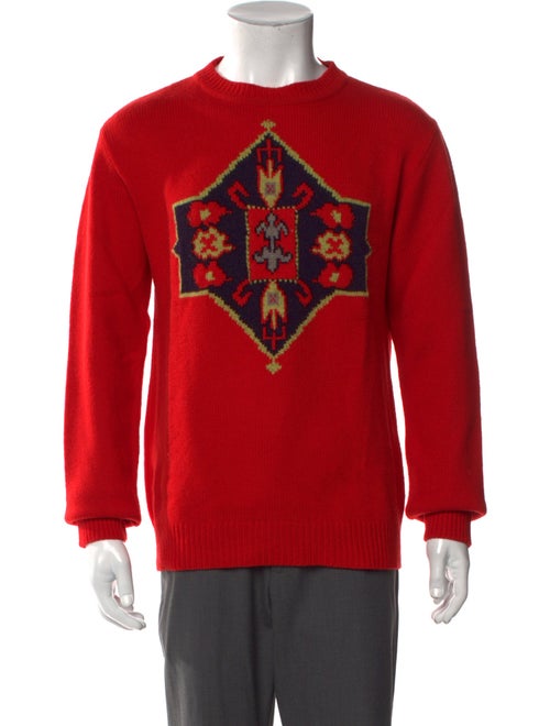 Agnes B. Wool Graphic Print Pullover